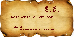 Reichenfeld Bíbor névjegykártya